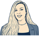 Illustrated portrait of Rosie Campbell