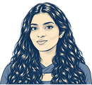 Illustrated portrait of Sneha Revanur