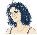Illustrated portrait of Yafah Edelman